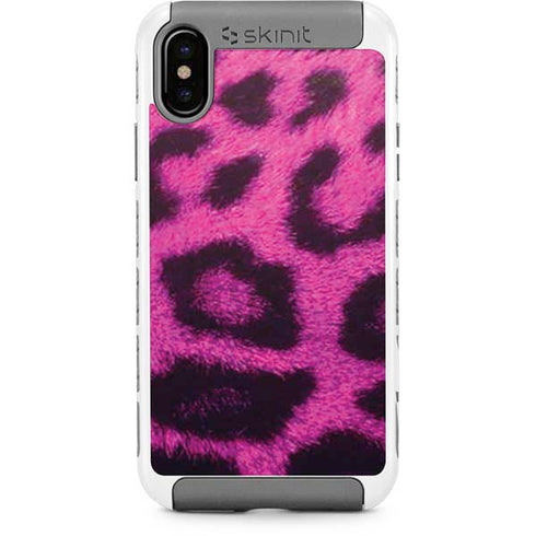 Pink Leopard Spots iPhone Cases